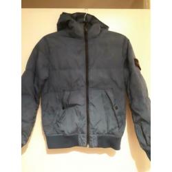 Stone island winterjas blauw maat 152