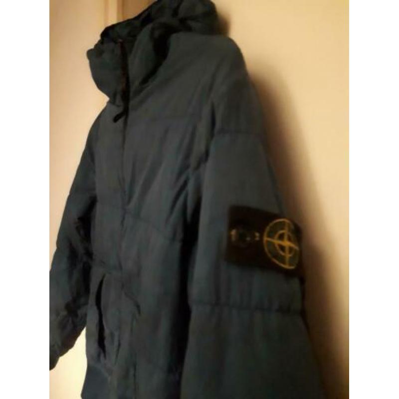 Stone island winterjas blauw maat 152