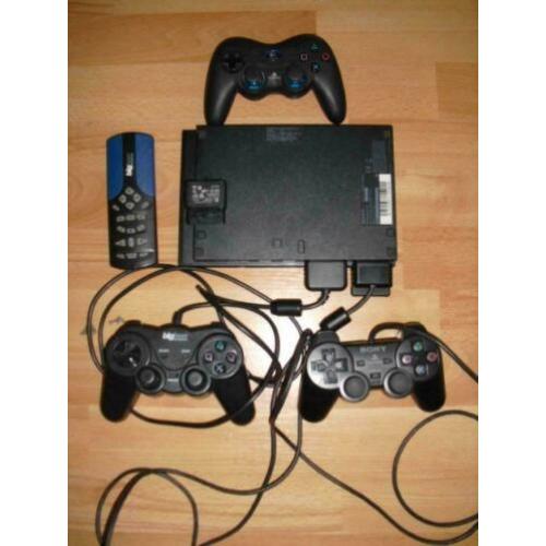 Te koop play station 2 met nieuwe spelen