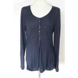 Donkerblauw damesshirt.Mt XL.Merk Bershka
