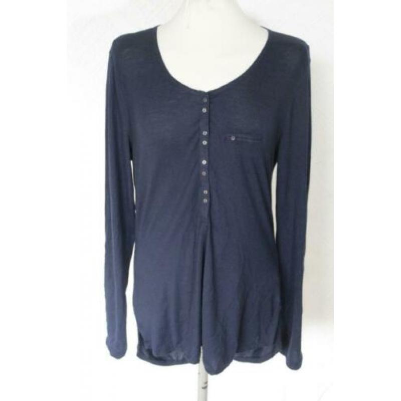 Donkerblauw damesshirt.Mt XL.Merk Bershka