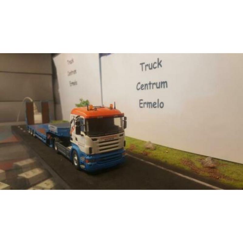 Kuit verhuur ede Scania met dieplader
