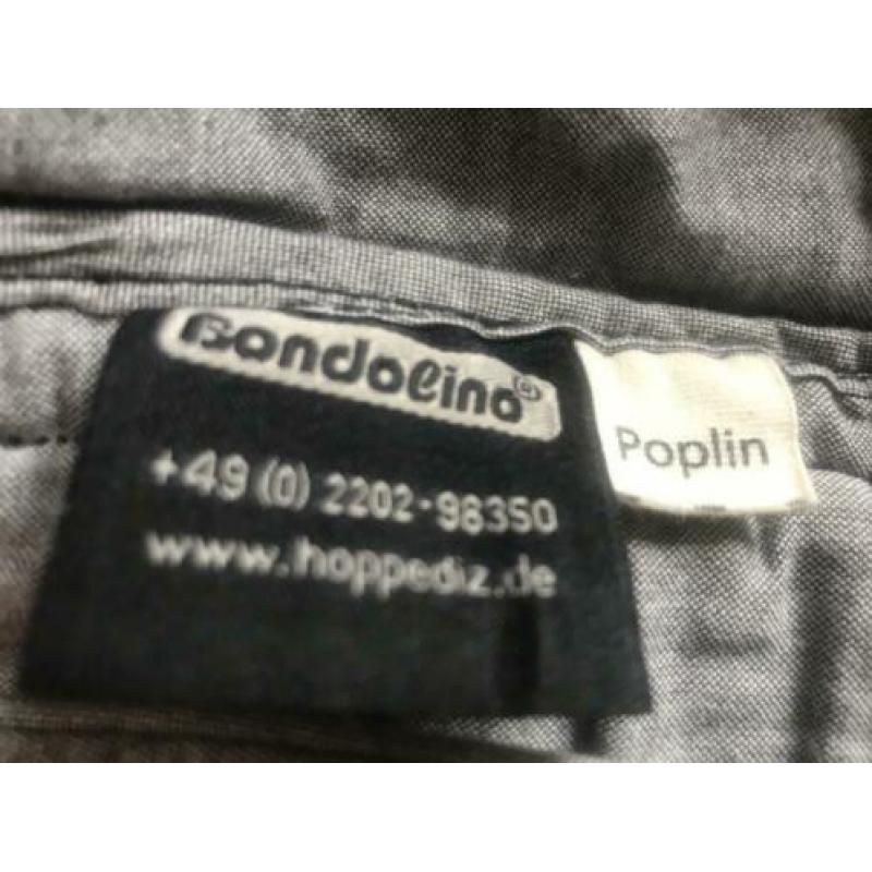 Bondolino Poplin ergonomische draagzak, zgan!
