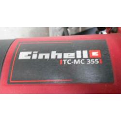 Afkortslijpmachine, Einhell, TC-MC 355, bankschroef