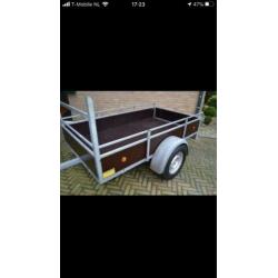 Mooie ruime aanhanger
