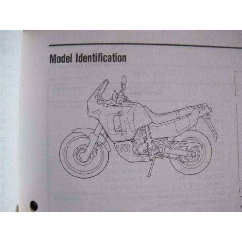 Honda workshop manual varadero XRV750 africa twin