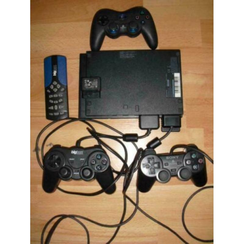 Te koop play station 2 met nieuwe spelen