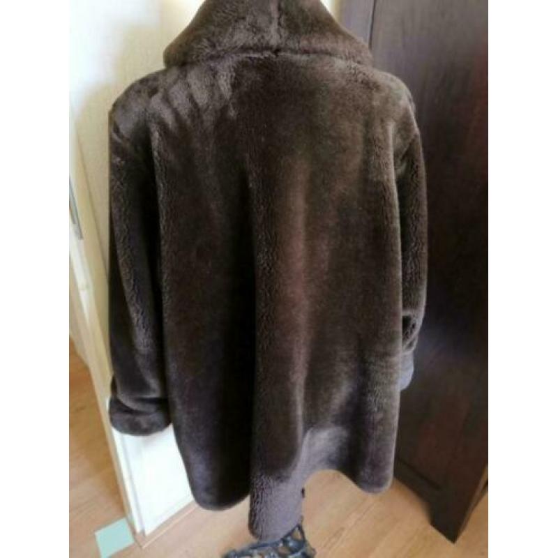 Prizzi mooie bruine teddy winterjas mt 42 ZGAN
