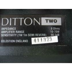 Celestion Ditton two luidsprekers .