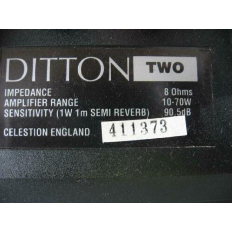 Celestion Ditton two luidsprekers .