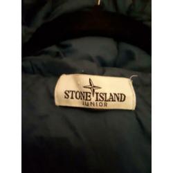 Stone island winterjas blauw maat 152