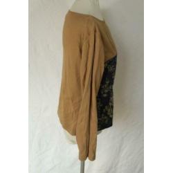 Apart blauw-bruin damesshirt.Mt 44.Merk Street One