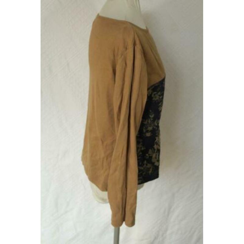 Apart blauw-bruin damesshirt.Mt 44.Merk Street One