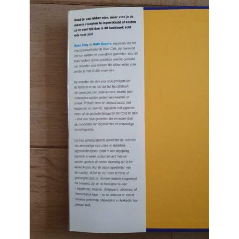 NIEUW River Cafe kookboek easy twv twv € 39,95 hardcover