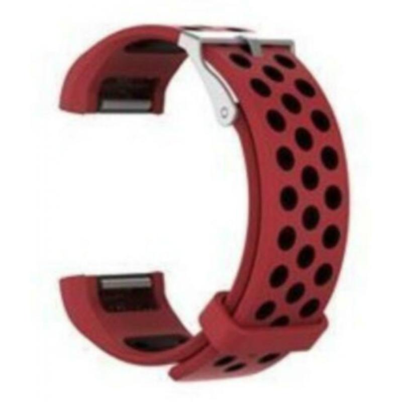 siliconen bandje voor Fitbit Charge 2 Grijs en wit