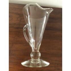 Vintage glazen schenk glas UNIEK