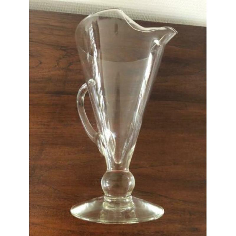 Vintage glazen schenk glas UNIEK