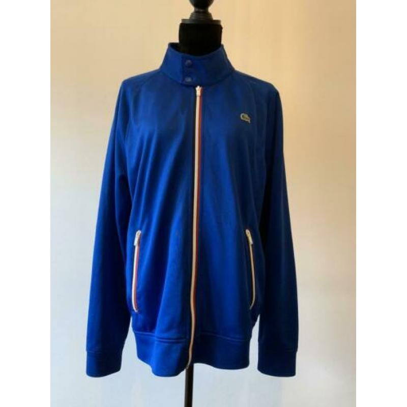Oversized blauw vintage jasje van Lacoste