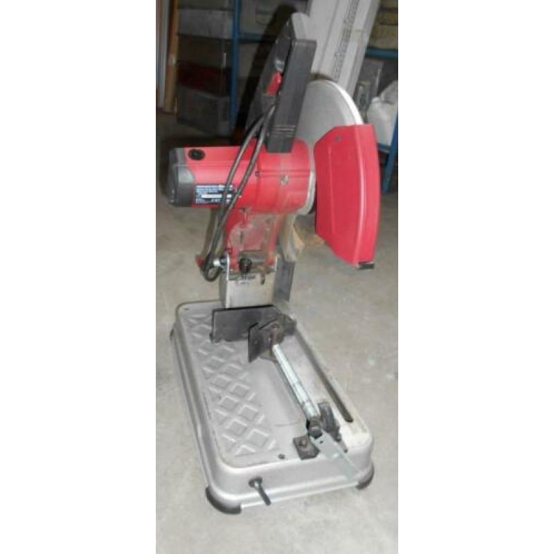 Afkortslijpmachine, Einhell, TC-MC 355, bankschroef