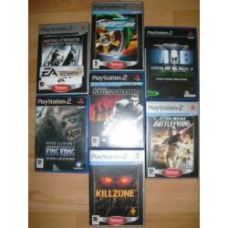 Te koop play station 2 met nieuwe spelen