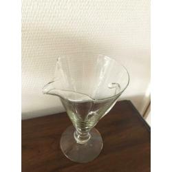 Vintage glazen schenk glas UNIEK
