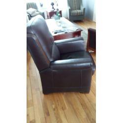 Leder fauteuil