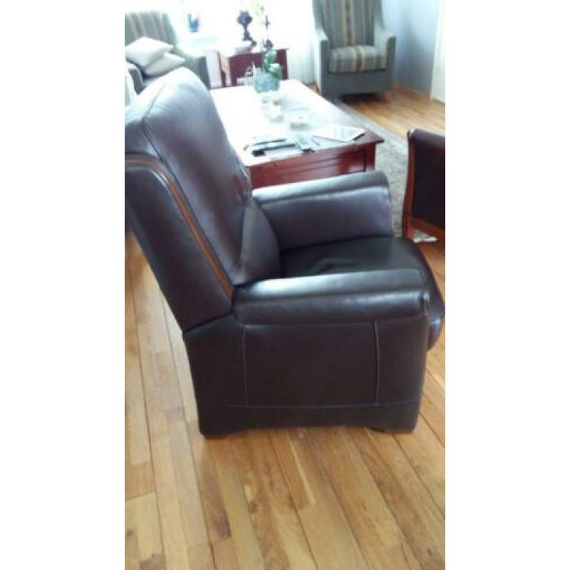 Leder fauteuil