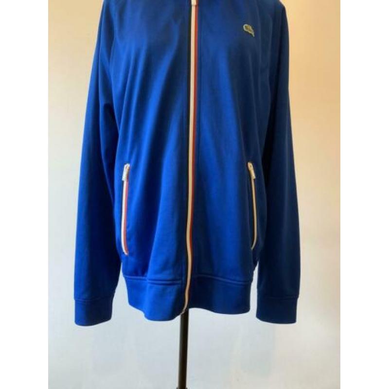 Oversized blauw vintage jasje van Lacoste