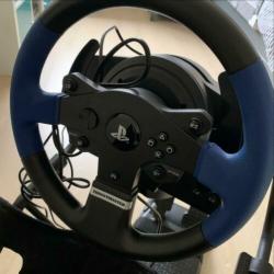 Playseat Challenge met Thrustmaster T150 rs blauw