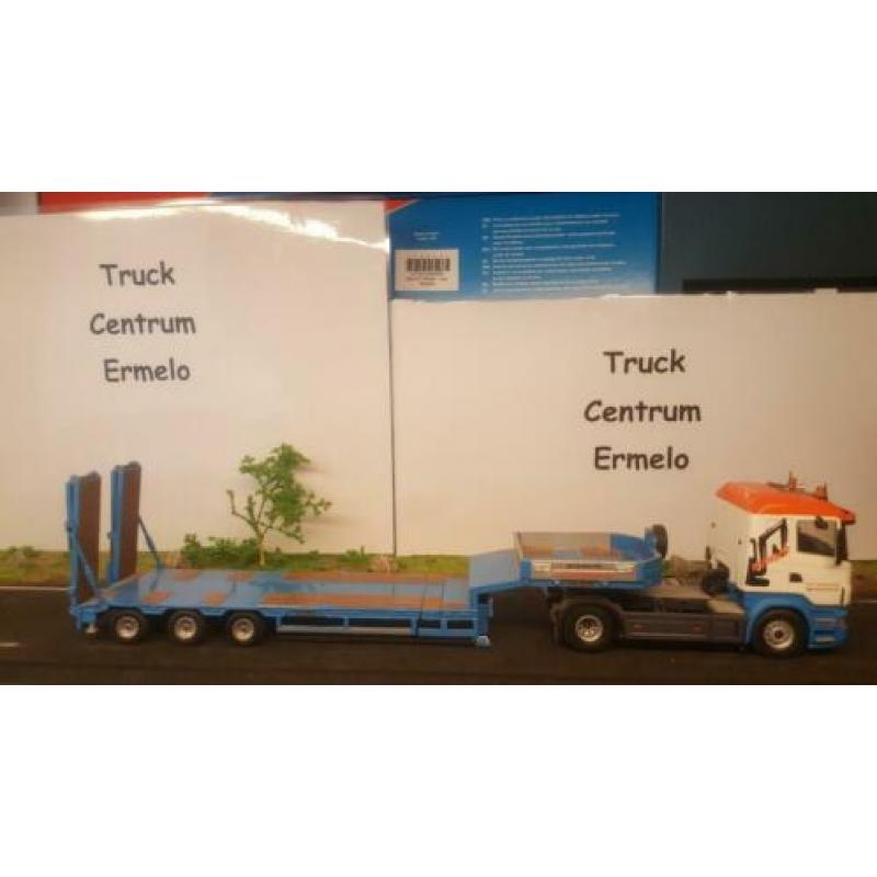 Kuit verhuur ede Scania met dieplader