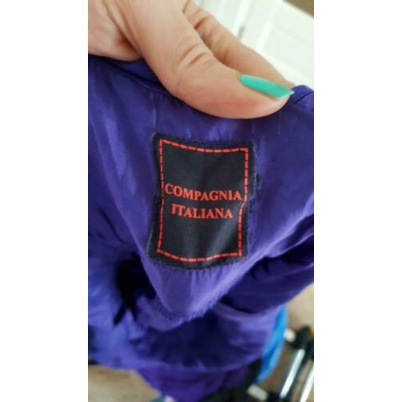 ZGAN paarse COMPAGNIA ITALIANA jurk Mt L 42/44, jurkje paars