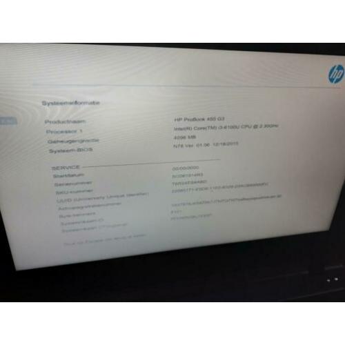 Hp probook 450 g3