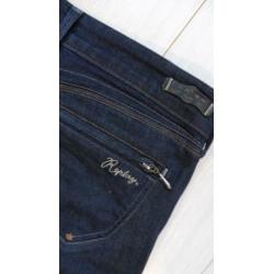 REPLAY stoer ZGAN donkerblauw spijkerbroek merk details W29