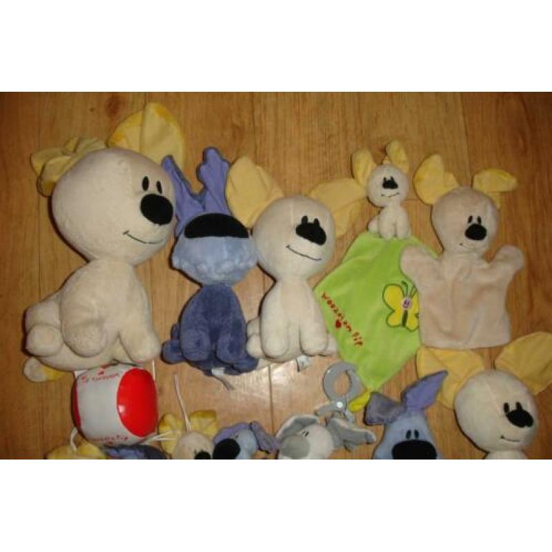 Woezel en Pip knuffels knuffel set XL heel veel stuks!