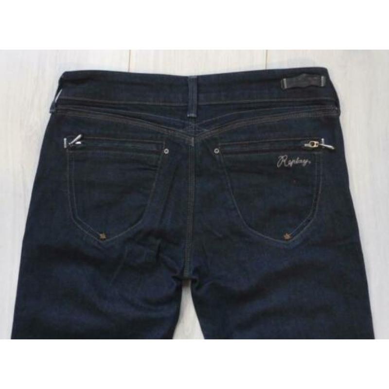 REPLAY stoer ZGAN donkerblauw spijkerbroek merk details W29