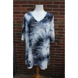 Tuniek wit/blauw X- Two mt 48 AANBIEDING