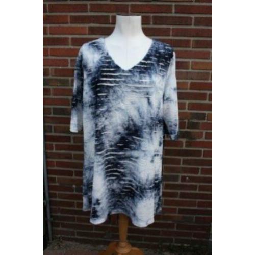 Tuniek wit/blauw X- Two mt 48 AANBIEDING