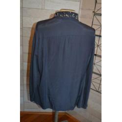 gerry weber blouse tuniek in maat xl - kraagje kan eraf- z59