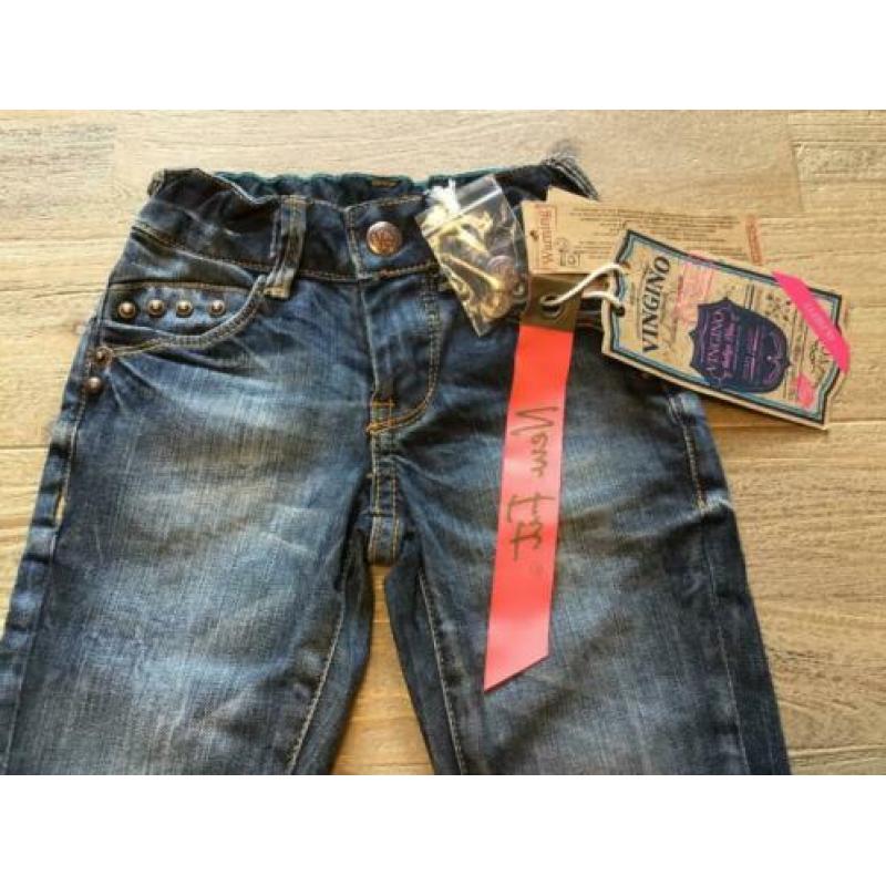 Nieuw jeans spijkerbroek Vingino meisje merk studs 110