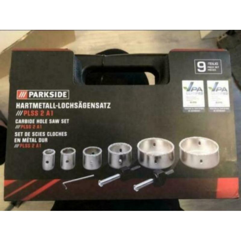 parkside hartmetall lochsägensatz 6 delig