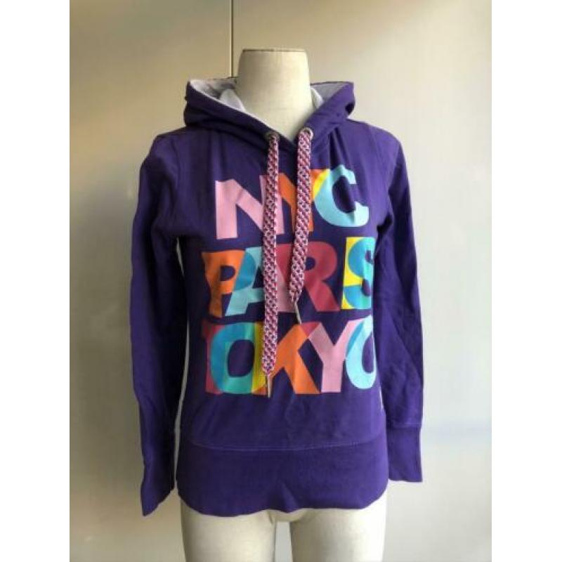 April evil trui sweater paars capuchon maat s.