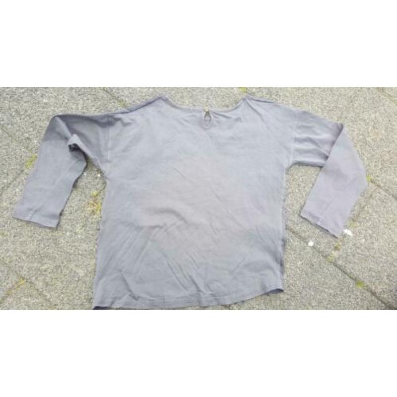 Grijs antraciet top maat 122/128 limited bij name-