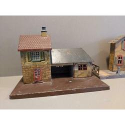 4x huis blik Marklin Bing Spoor 1 en 0