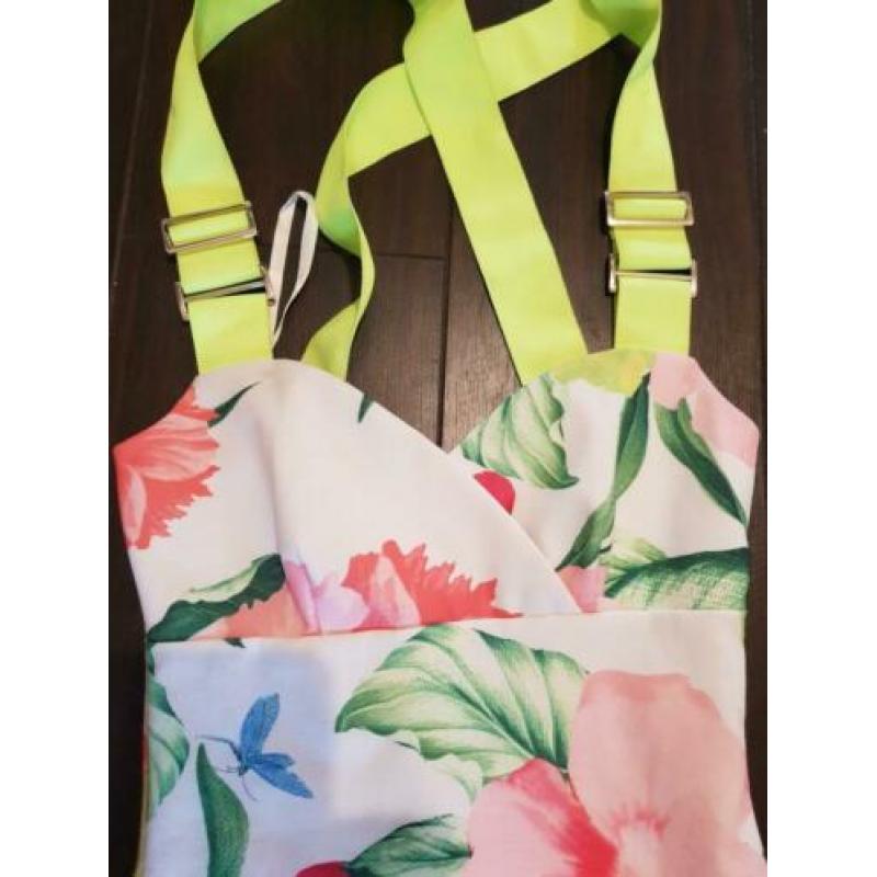 Tedd baker geweldig mooie bloemen jurk Ibiza festival xxs