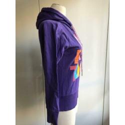 April evil trui sweater paars capuchon maat s.
