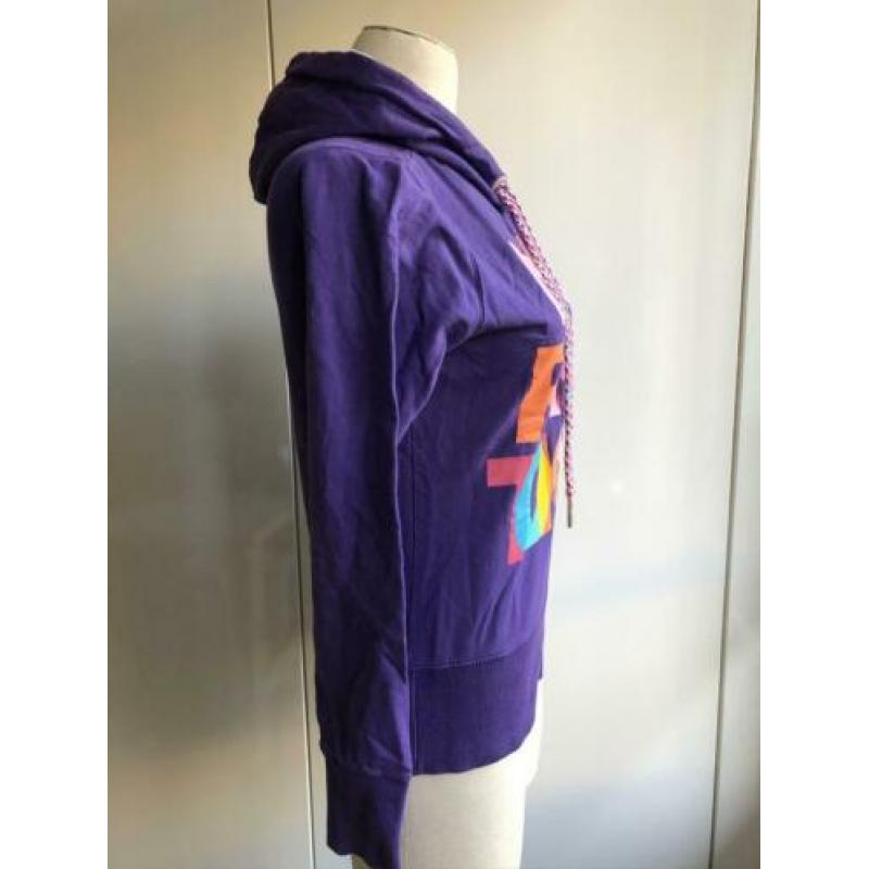 April evil trui sweater paars capuchon maat s.