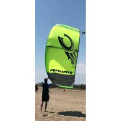 Complete Cabrinha kite set (Radar 9m + bar +board)