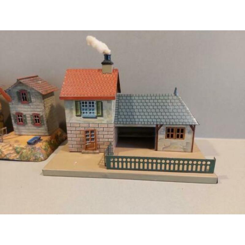 4x huis blik Marklin Bing Spoor 1 en 0