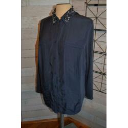 gerry weber blouse tuniek in maat xl - kraagje kan eraf- z59