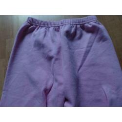 l. roze joggingbroek mt 146,152